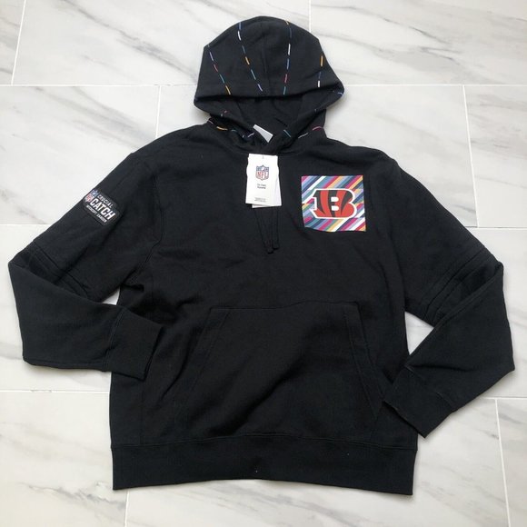 Nike Men's Cincinnati Bengals NFL Crucial Catch Hoodie 01EZ-00A-ZU8-5WL size M - Picture 1 of 5